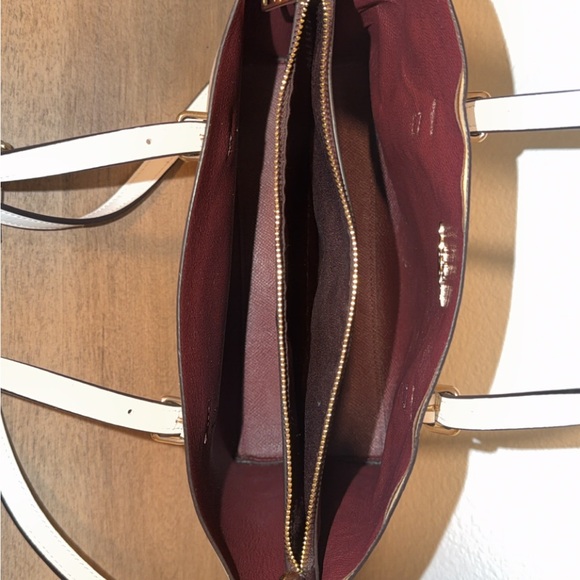 Coach Cream Signature Mini Satchel with Gold Hardware - Picture 3 of 6